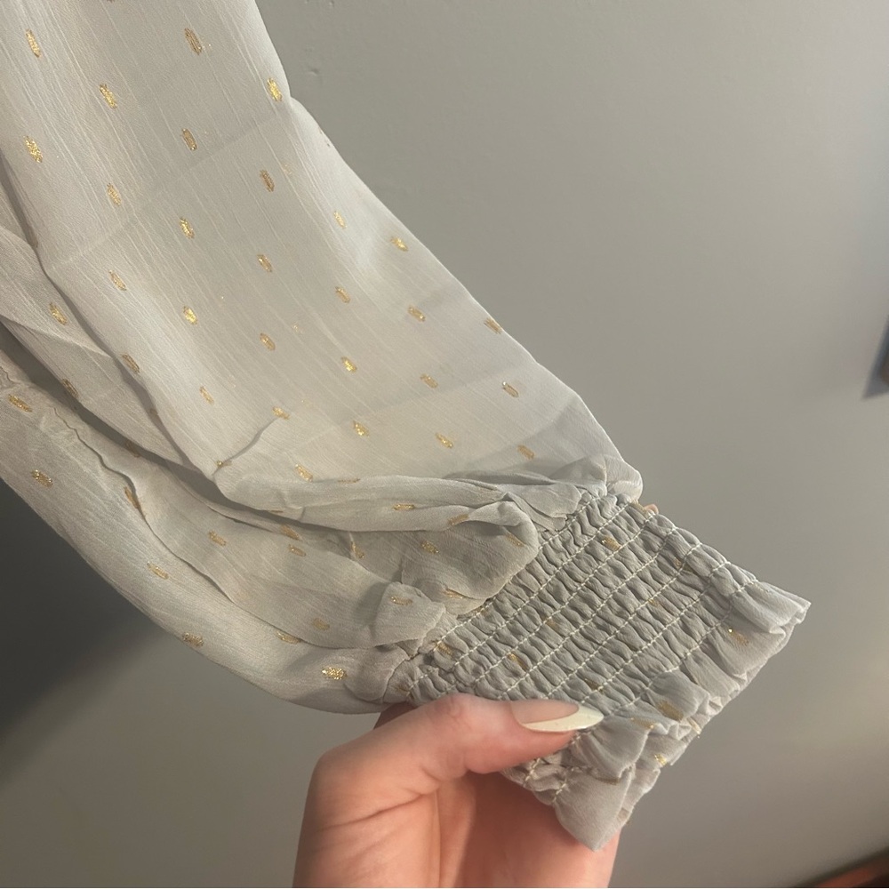 By The River Shimmering Blouse - Moon River - Anthropologie - Picture 5 of 8